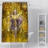 Shower Curtain Waterproof Polyester Fabric Paint Colorful Bath Curtains Saint Seiya Hyoga Shiryus Home Bathroom Decor With Hook