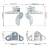 Left & Right Tailgate Hinge Set for 1500 1999-2006 Automobile Repair Spare Part