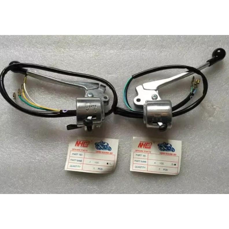 Motorcycle Brake Left&Right Handle Switch Handlebar On-Off For Suzuki A100 1Set