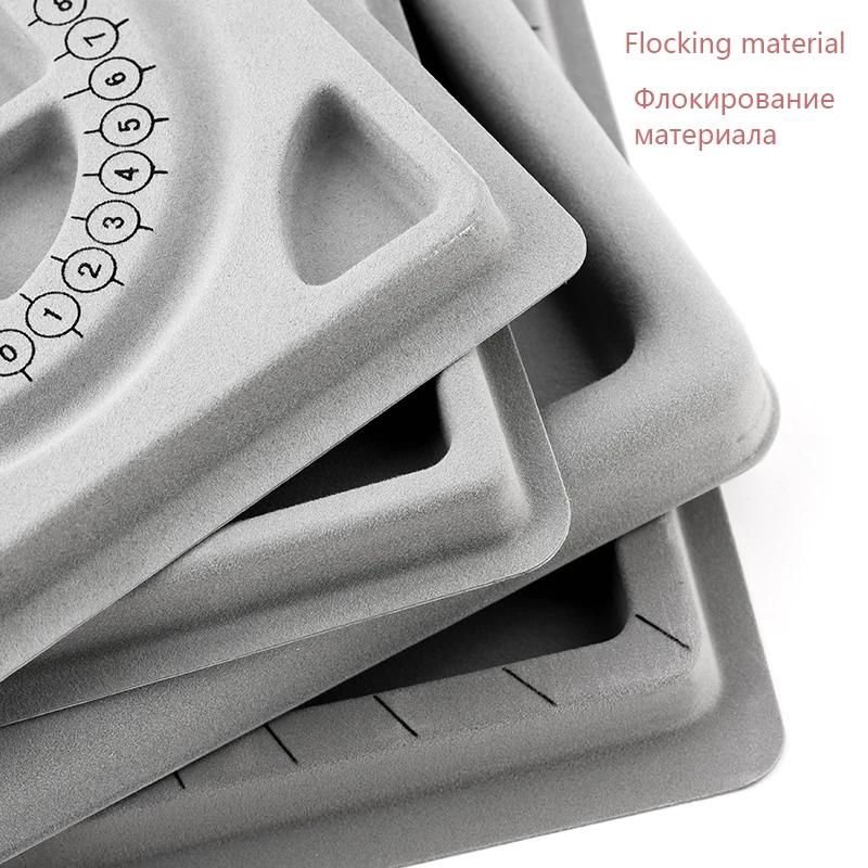 1PCS Flocked Bead Board Bracelet Necklace Beading Accessories Measuring Tools Design Jewelry DIY Craft Tool Jewelry Making