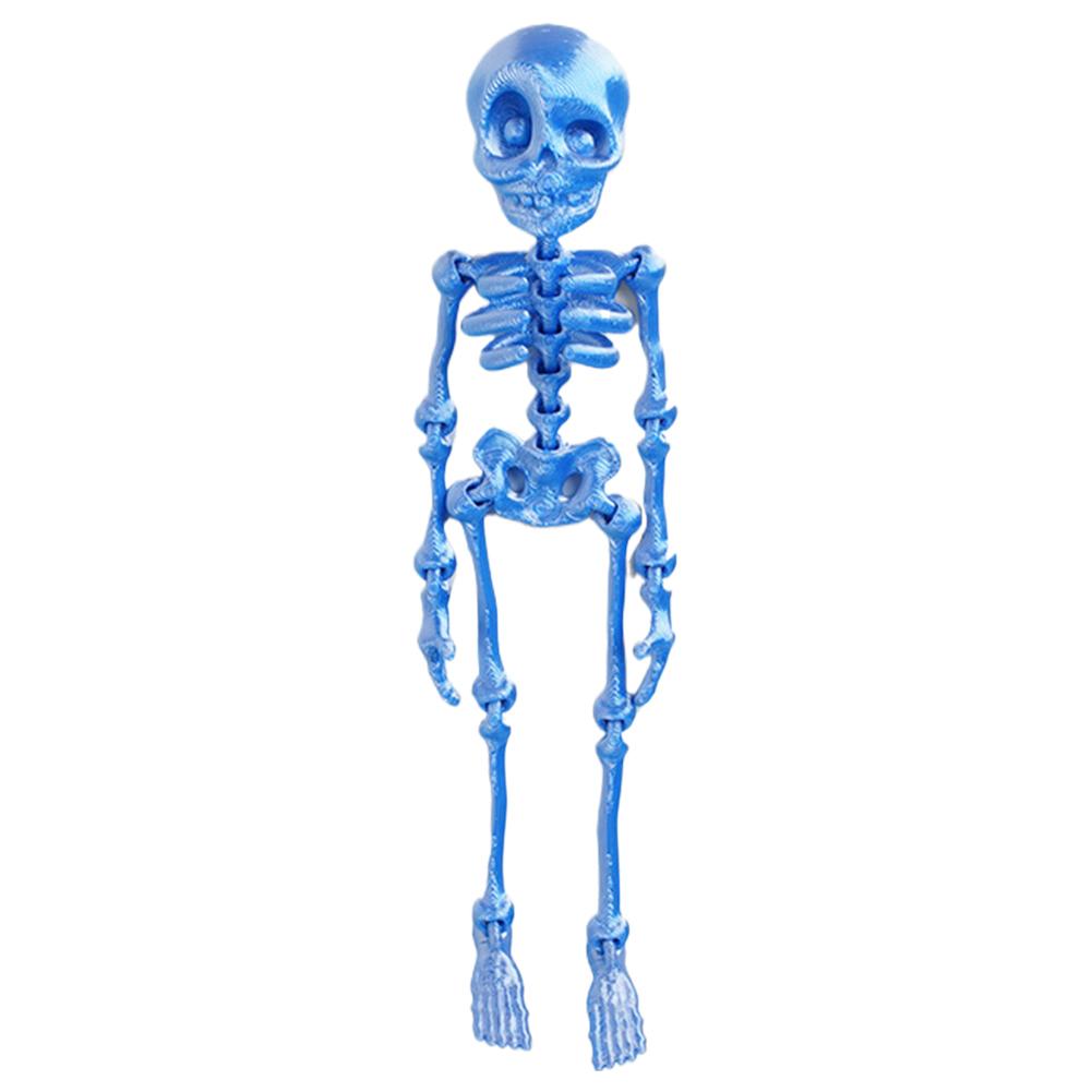 Mini Colorful Skeleton Fridge Magnets Funny Halloween Bone Decor Magnetic Toys Refrigerator Home Halloween Party Decoration