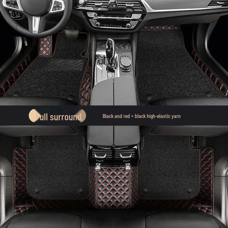 Honda Fit Carpet-Style Floor Mats with Embedded Door Sill Design