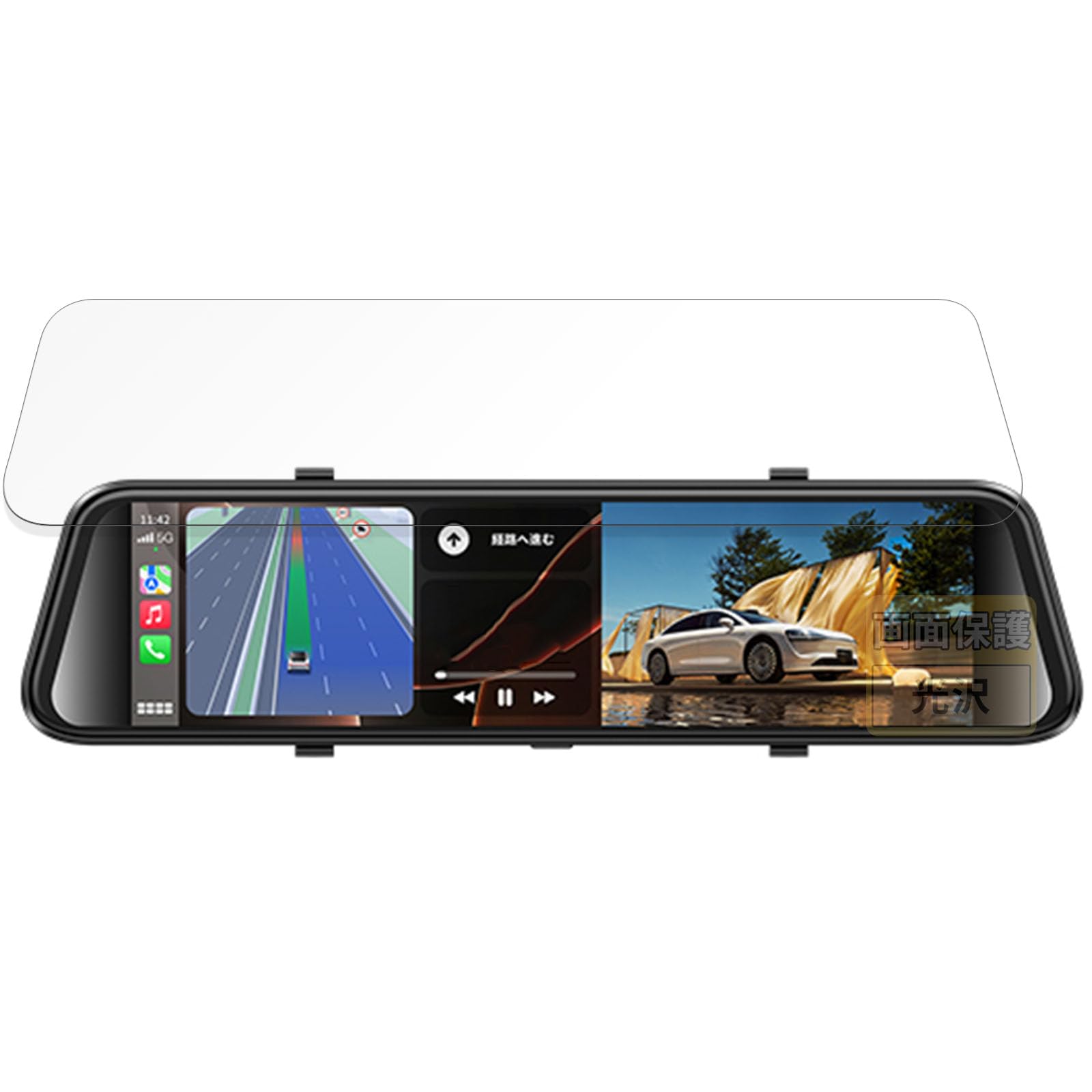 

FILMEXT Пленка JADO 12-дюймовый видеорегистратор зеркального типа защитная пленка для G100S Красивая, как будто ее не наклеили Ультрапрозрачная Сделано в Японии