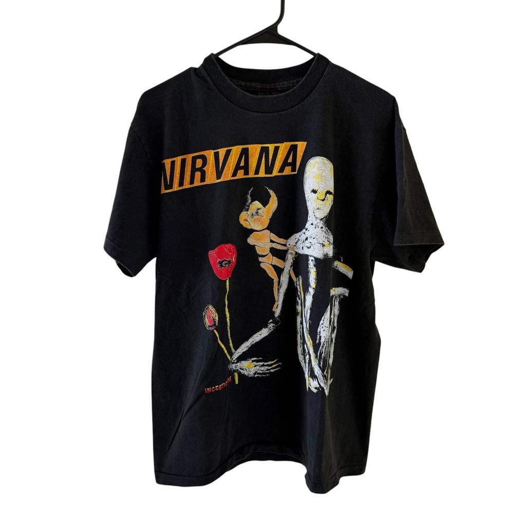 26 Nirvana Incesticide 92’ Vintage Modern Reprint L Single Stitch T-shirt Giant Unisex T-Shirt