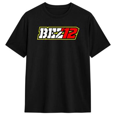 Unisex T-Shirts Marco Bezzecchi Lustiges Baumwoll-T-Shirt Kurzarm T-Shirts Rundhals Oberteile Geburtstagsgeschenk