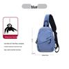 Unisex Lightweight Crossbody Chest Bag for Cycling, Hiking, and Sports
