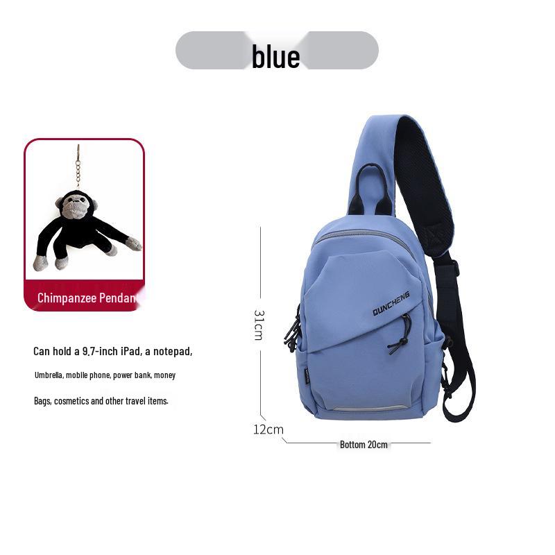 Unisex Lightweight Crossbody Chest Bag for Cycling, Hiking, and Sports