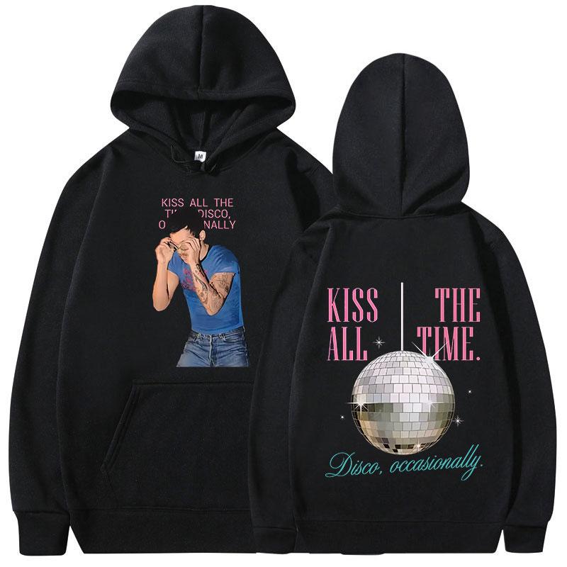 Kuss Immer Disco Gelegentlich 2026 Album Hoodies Herren Damen Übergroße Sweatshirts Mode Hip Hop Langarm Pullover