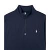 Polo Ralph Lauren Solid Color Logo Embroidered Half-Zip Sweatshirt Men sweatshirt Dark-Blue MNPOKNI16822177-410