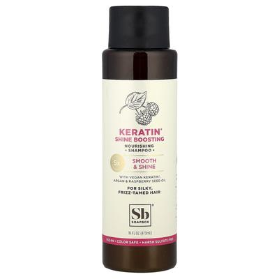 Vyživující šampon, posilující lesk keratinu, pro krepaté a suché vlasy, 473 ml(16 fl oz)