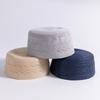 1Pc Men Worship Daily Wear Polyester Soft Muslim Breathable Prayer Hat Religious Flat Top