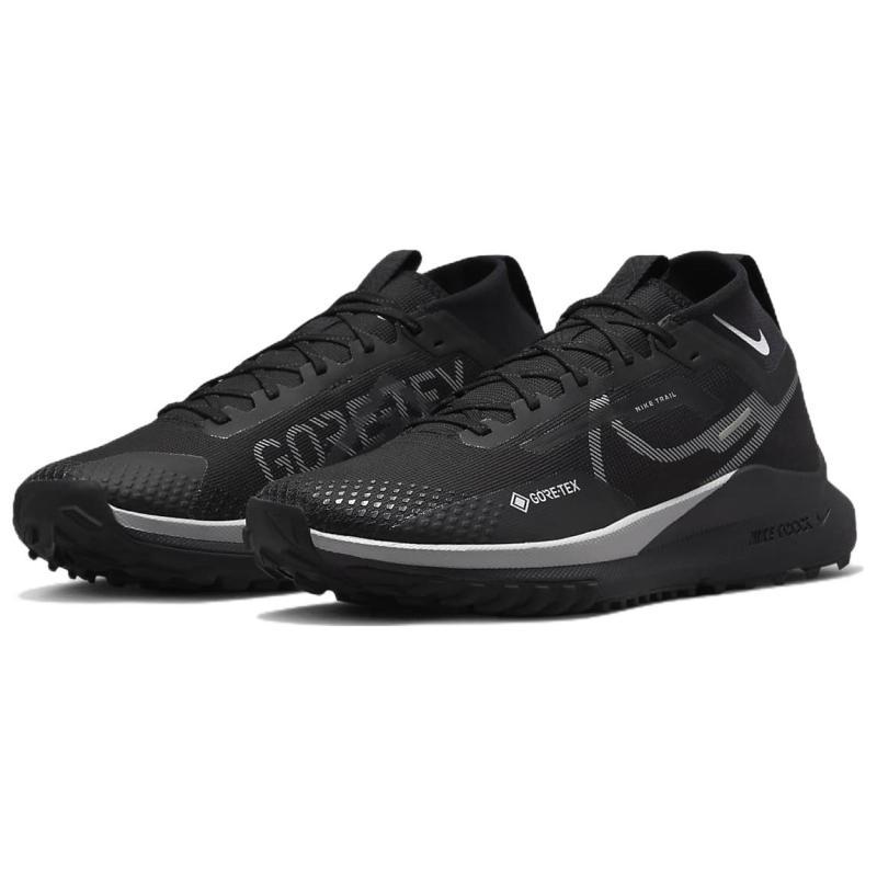 Nike React Pegasus Trail 4 Gore Tex 'Black Reflect Silver' Sneakers DJ7926-001