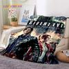 Horror Games R-Resident Evil Soft Flannel Blanket for Beds Bedroom Sofa Picnic,Throw Blanket for Cover Outdoor Leisure Nap Gift