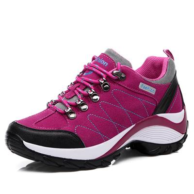 Outdoor Waterproof Platform Hiking Shoes Women Increase Casual Trekking Sneakers Ladies Non -Slip Camping Climbing Walking Shoes