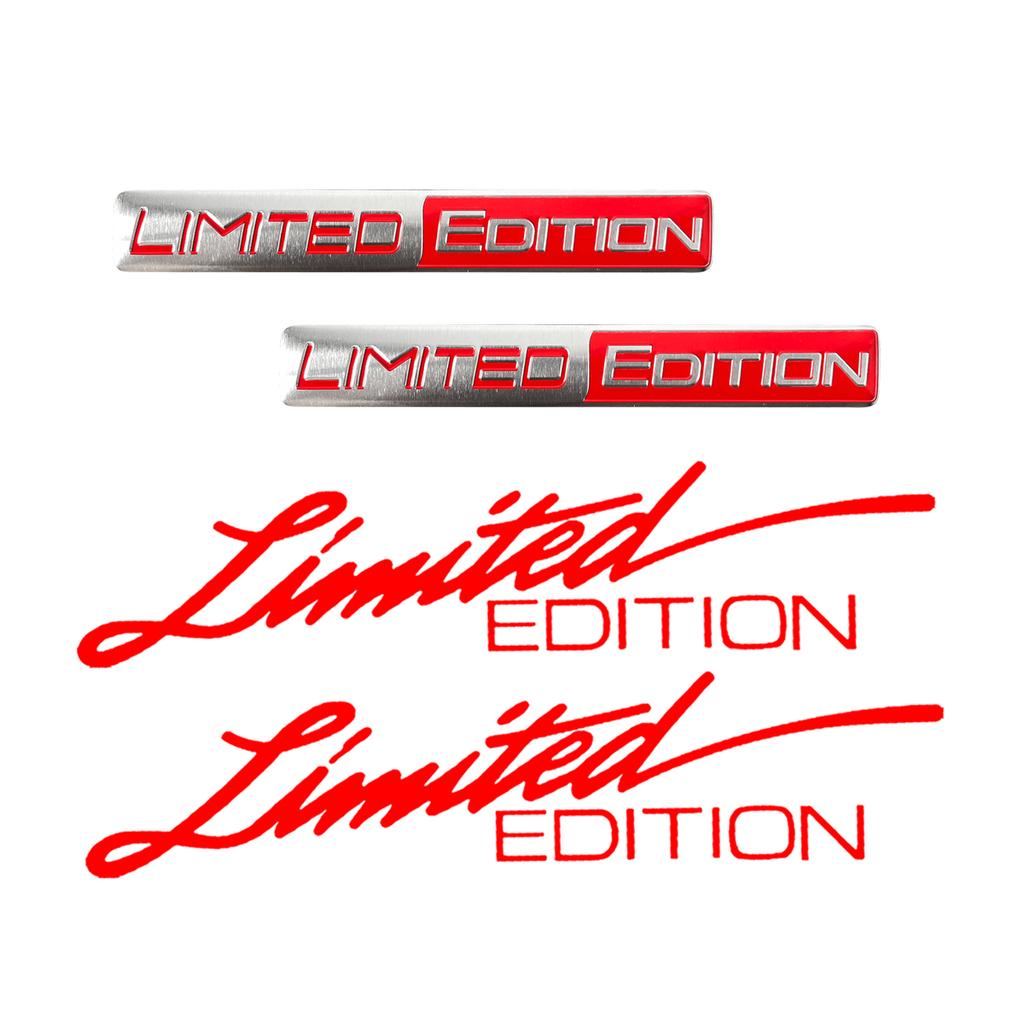 Set Limited Edition Styling Badge Motorcycle Stickers Decor Moto Auto Car Body Fuel Tank Rear Box Fender Decals Accessories