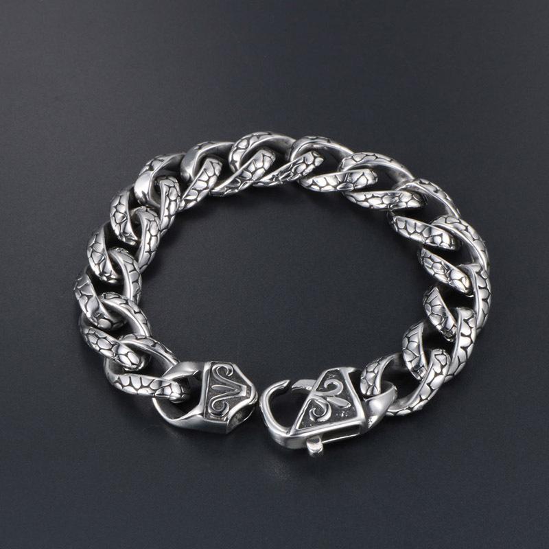 

Leopard Print Bracelet for Men, Cast Bracelet, Vintage Accessory