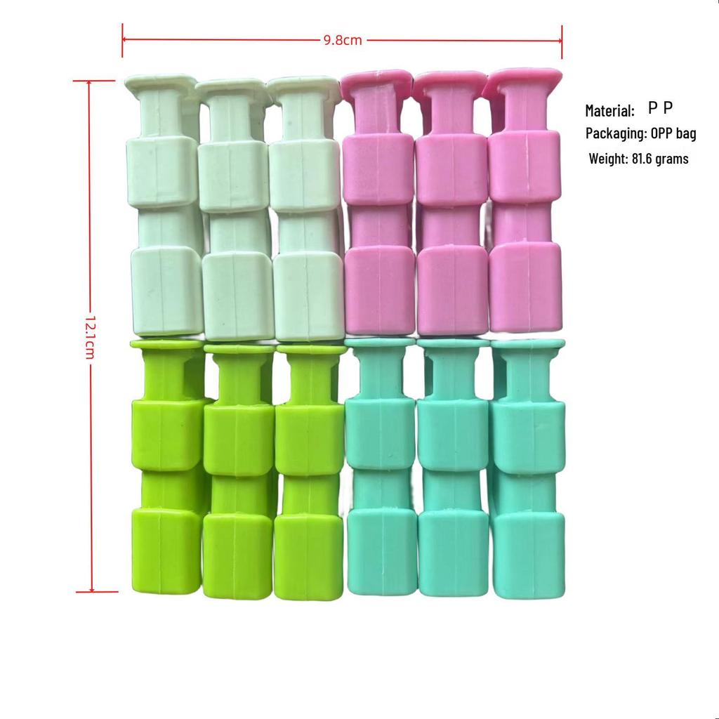 Feuchtigkeitsdichte Snack- und Brotklemmen aus Kunststoff für Frische