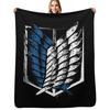 Scouting Legion (SNK) Throw Blanket Breathable Lightweight Blanket for Adults Kids