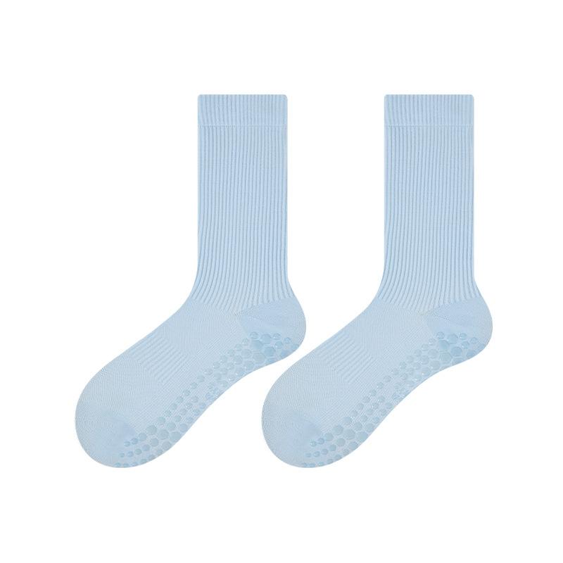 Children's Socks - Spring/Summer Sports and Fitness Socks, Anti-slip Socks, Running Socks, Solid-colored Long-tube Compression Socks