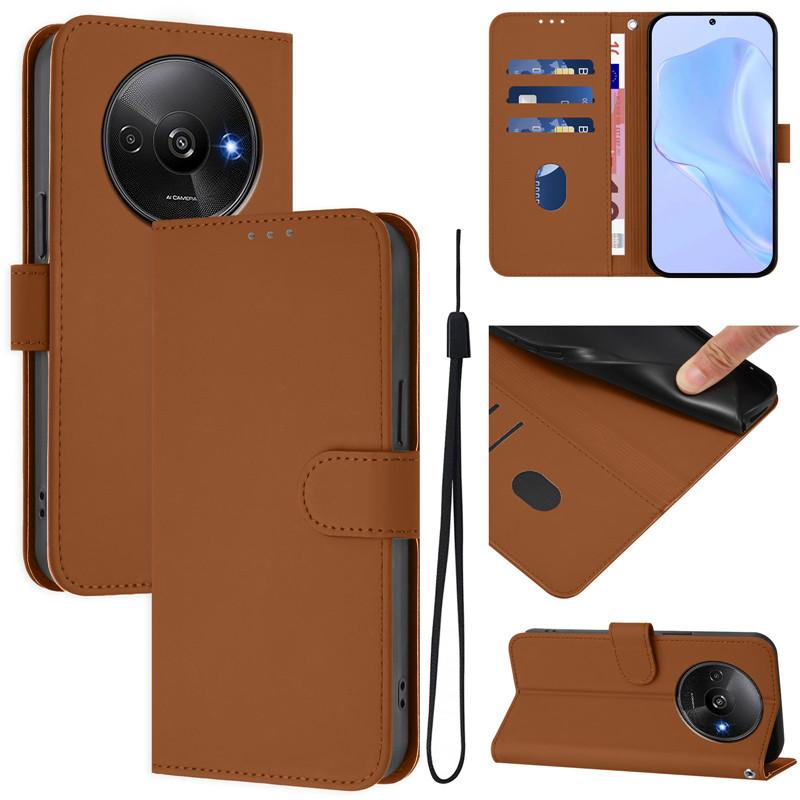 Luxus Flip Lederhülle Für Redmi A3X A3 X 4G Flip Cover auf Für Xiaomi Redmi A3 Pro Turbo 3 5G Brieftasche Taschen Blumenhüllen Schale