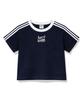 ANEWBROS Bro Name Mark Semi-Crop Track Short Sleeve T-Shirt 6 Colors [Anse_6002]