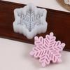 DIY Christmas Snowflake Silicone Candle Mold Handmade Aromatherapy Soap Resin Mold Christmas Candy Chocolate Making Tool Decor