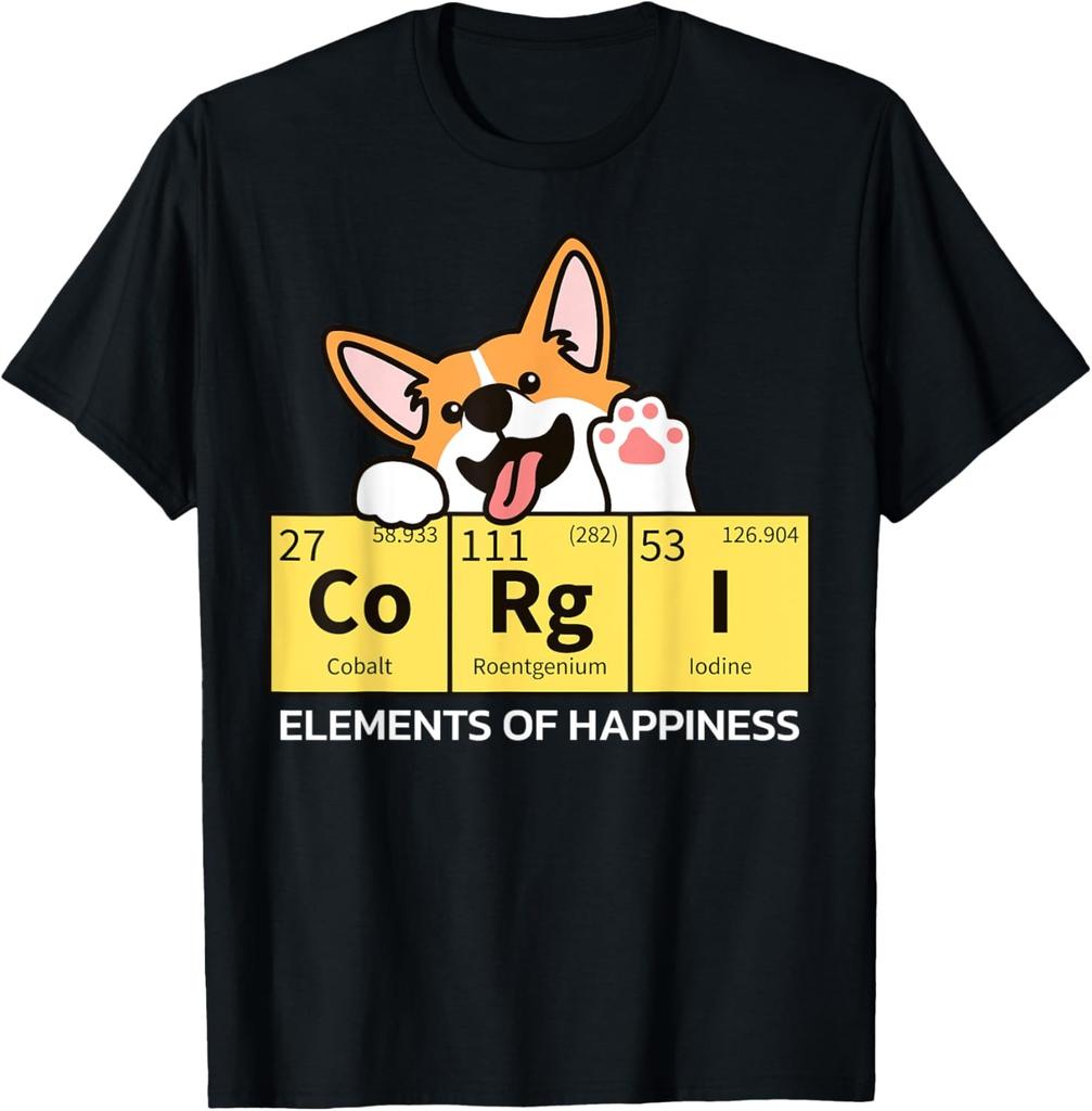 Maglietta Divertente e Carina per Amanti dei Corgi, Mamma Corgi, Papà Corgi, Maglietta Novità
