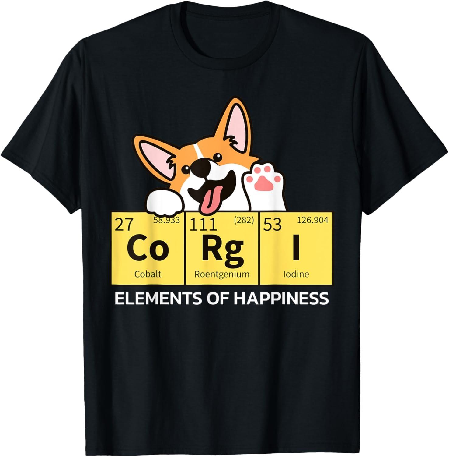 Cute Funny Corgi Lover Corgi Mom Corgi Dad Novelty T-Shirt S