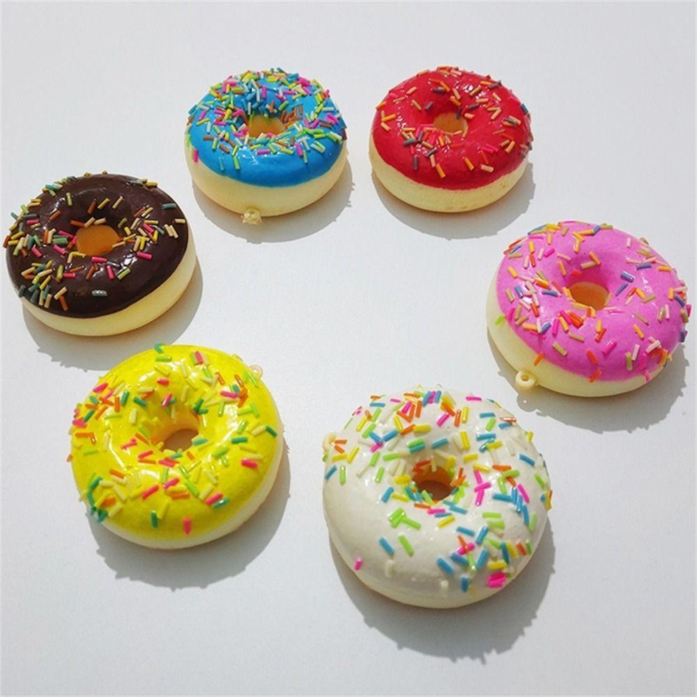 Spielzeug Pography Dekoration Künstliches Donut-Modell Lebensmittel Neuheit Spielzeug Simulation Kuchen Donut Kegel Spielzeug Simulation Donuts Knetspielzeug