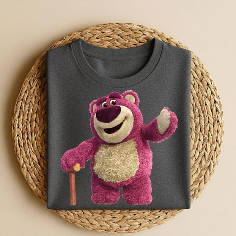Disney Pixar Toy Story 3 Lotso Bear Big Portrait T-shirt, Disney Family Matching Shirt, Walt Disney World Shirt, Disneyland Trip Outfits 140