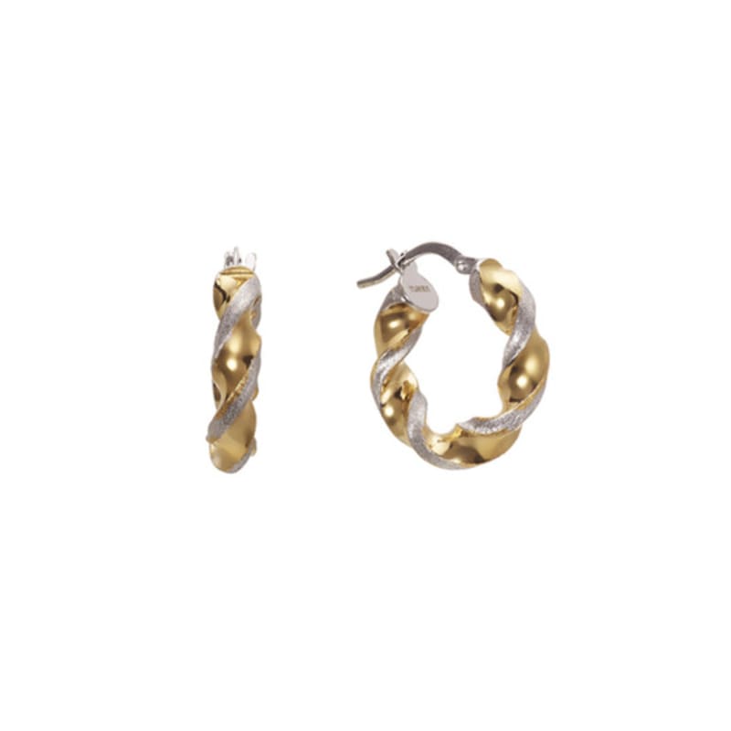 Tirr Lirr Tizen Maximize Twist Silver Combo Earrings TEDSVC14032M