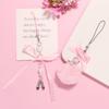 Y2K Pink Mobile Phone Lanyard Hairball Phone Case Pendant Y2K Phone Chain  Car Key Chains