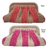 Straw Clutch Handbag Straw Evening Bag Handmade Clutch Purse Cloud Dumpling Bag Designer Weaving Pouch for Evening Party