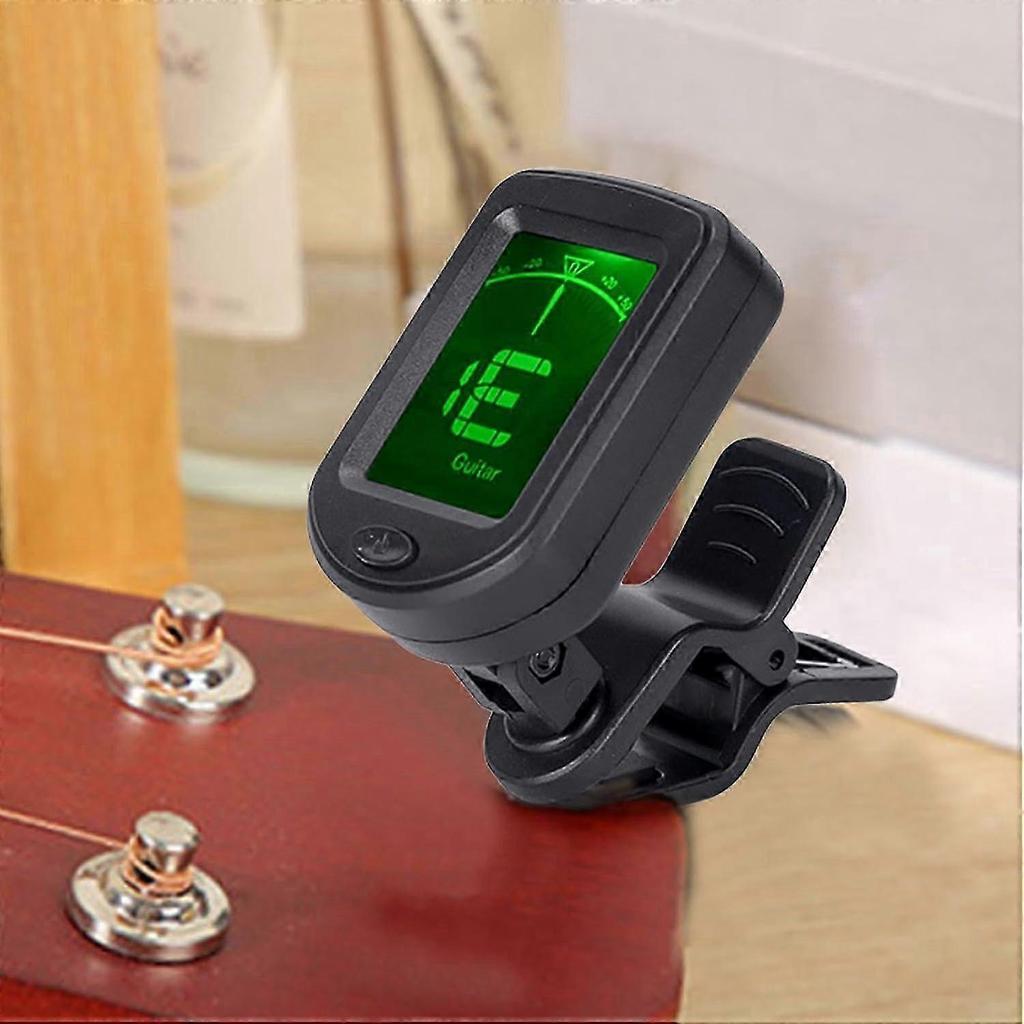 12-snarige Gitaartuner, Clip-on Gitaartuner, Multifunctionele Akoestische Gitaartuner, Tuner voor Akoestische Gitaar, Tuner voor Viool, Tuner voor Gitaar.