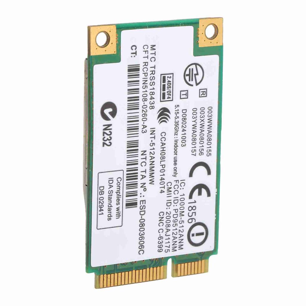 Wireless Network Card 2.4G 5G 300Mbps Mini PCIe Card for Lenovo Y450 Intel 5100 5100AGN 512AN_MMW