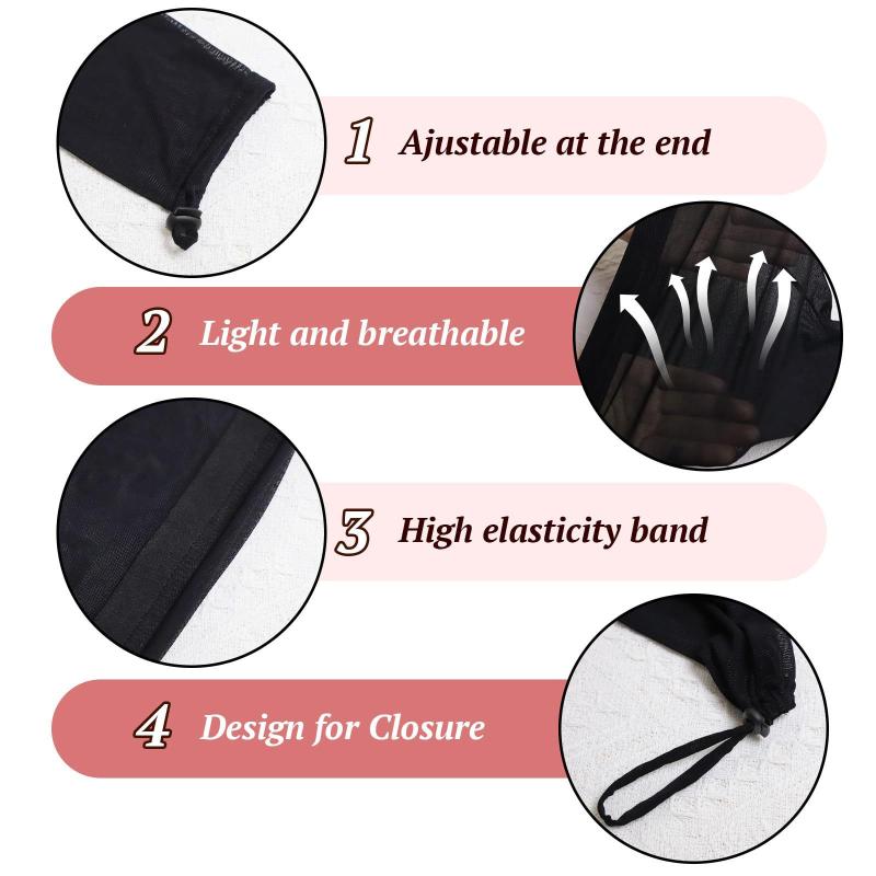 Hair Weave Sleeve For Locs Soft Strechy Hair Wraps Breathable Dreadlock Hair Cap Extra Long Tube For Haircare Top Sleep Wig Cap