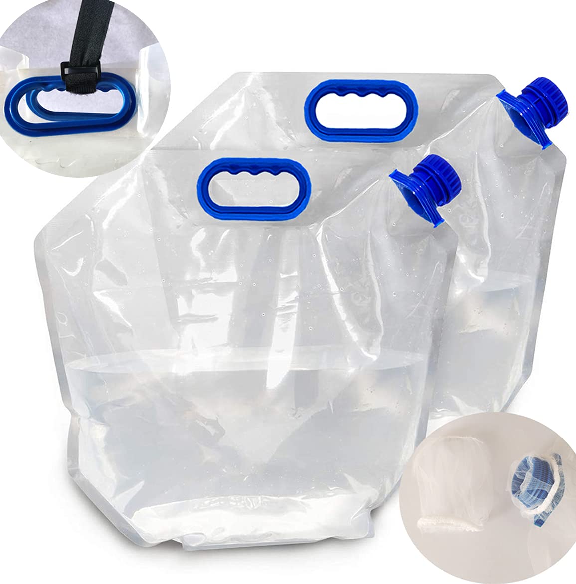 

SOVSA 15L2 Set Большая емкость Складной аварийный резервуар для воды Сумка для хранения воды Портативный Путешествия Скалолазание Эвакуация Спорт Отдых на природе