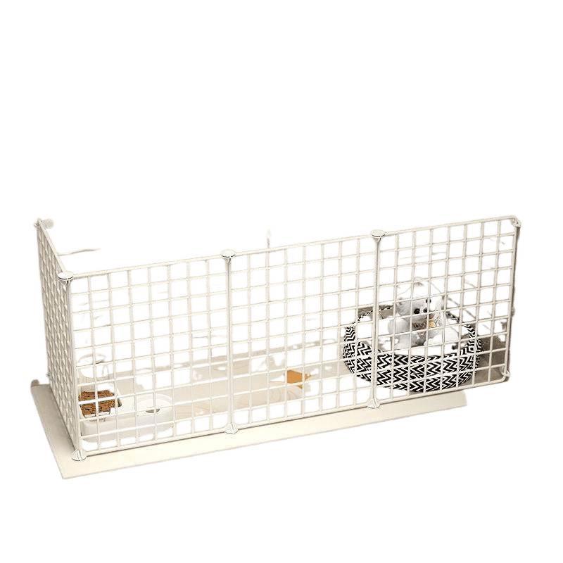 Adjustable Indoor Pet Fence & Dog Cage for Small Pets