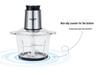 Electric Stainless Steel Multi-functional Meat Grinder & Food Processor for Dumpling Filling, Garlic Paste, and Vegetable Chopping - Free Shipping