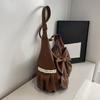 Damen Große Schleife Schultertasche - Weiche Kunstleder Hobo Tasche mit Spitzenverzierungen, Trendige Mode Handtasche für den Lässigen Täglichen Gebrauch & Einkaufen