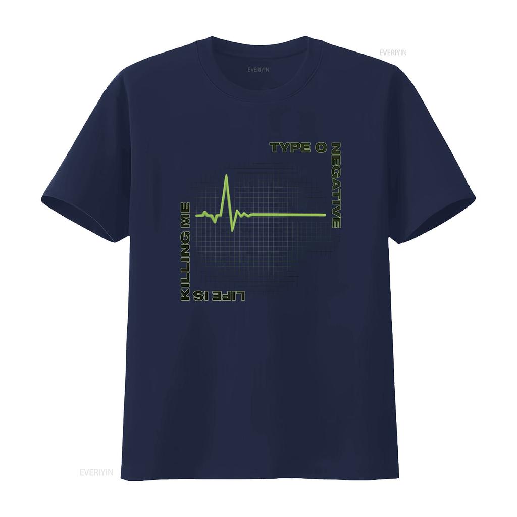 Vintage Type O Negative T Shirt with Heartbeat Design All Sizes S 2345Xl Vintage Washed Fashion Stylish Comfortable Breathable