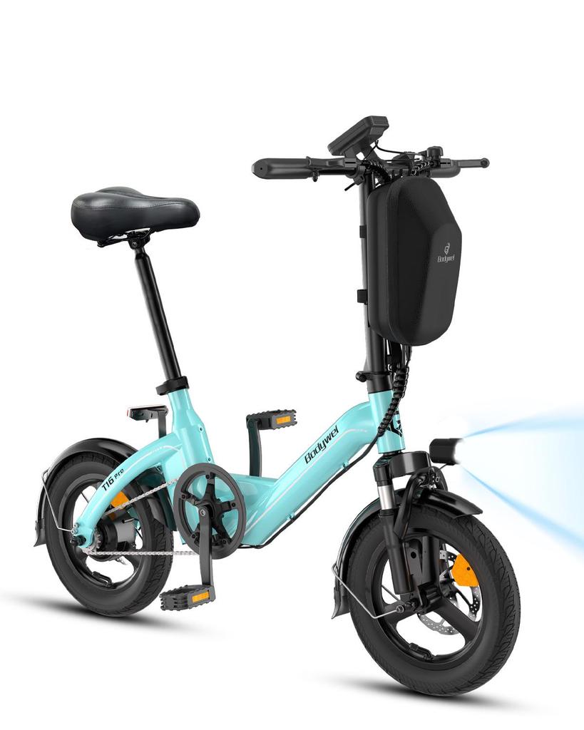 Bodywel T16 Pro E-bike with 250W Motor,36V 10.4AH Battery 14*2.5"Tyre