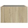 Vidaxl Stolik Kawowy Z Led Infinity, Dąb Sonoma, 50X50X30 Cm