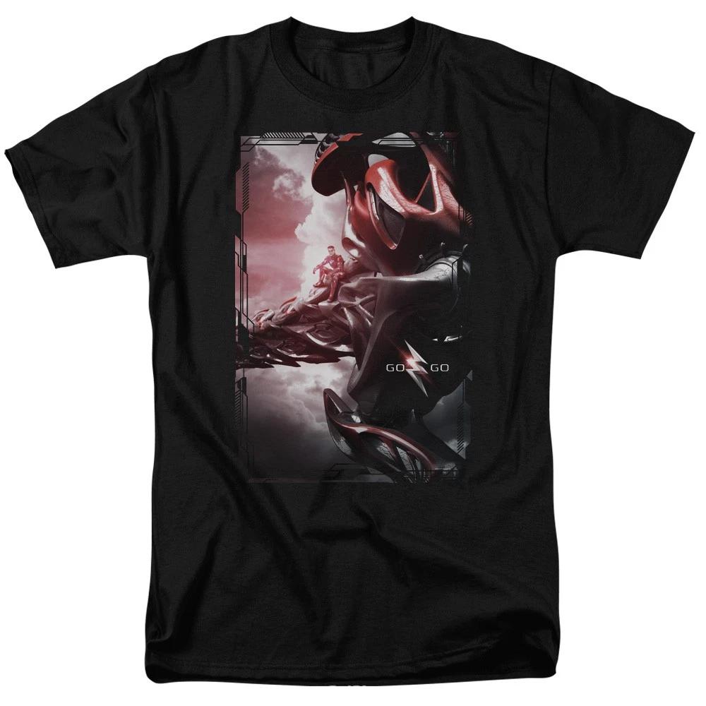 Power Rangers - Red Zord Poster - Unisex Short Sleeve Children s T-shirt - Black 100