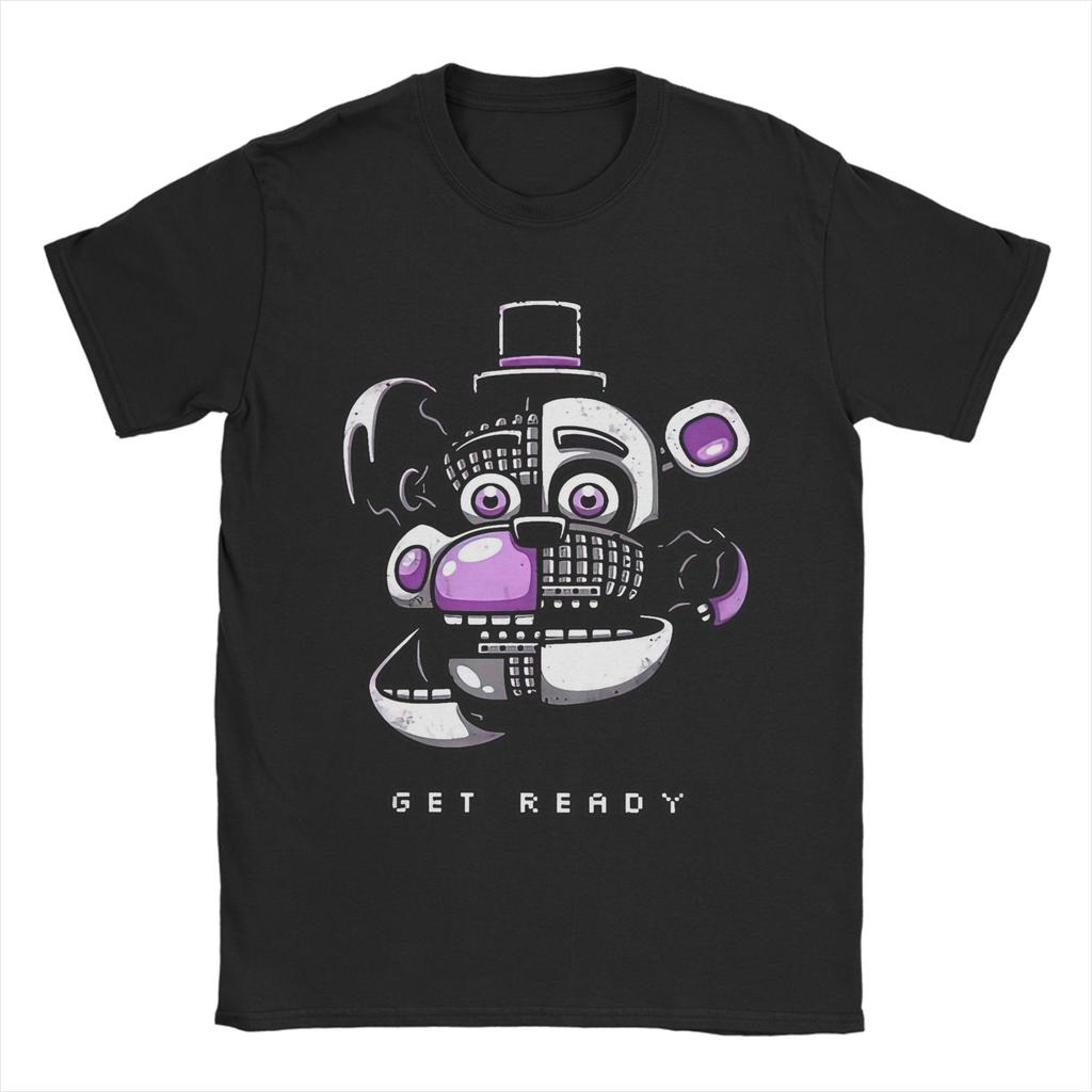 FNAF At Freddys Springtrap Unisex T-Shirts Lustige T-Shirts Kurzarm Rundhals T-Shirts Reine Baumwolle Große Größen Kleidung