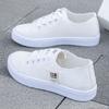 Canvas Shoes Children's Summer New Women's Shoes Spring White Shoes Student Sports Flat Shoes Board Shoes