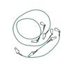 30-120Cm Green Stretch Ropes 6Mm Bungee Cords With Hooks Elastic Tie Strap Bikes Tie Car Luggage Packing Roof Rack Strap