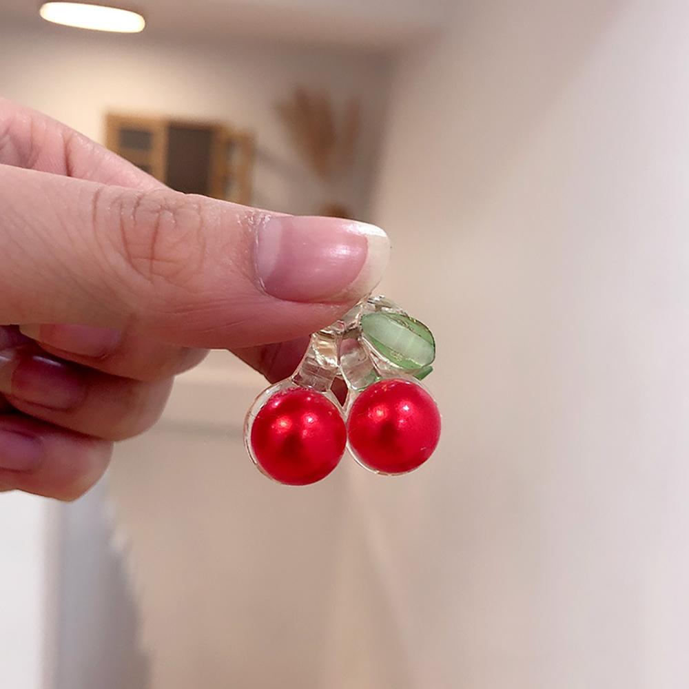 

Headwear Lovely Washing face Women Plastic Crab Clip Cherry Hair Claw Hair Clip Hair Headdress прозрачный