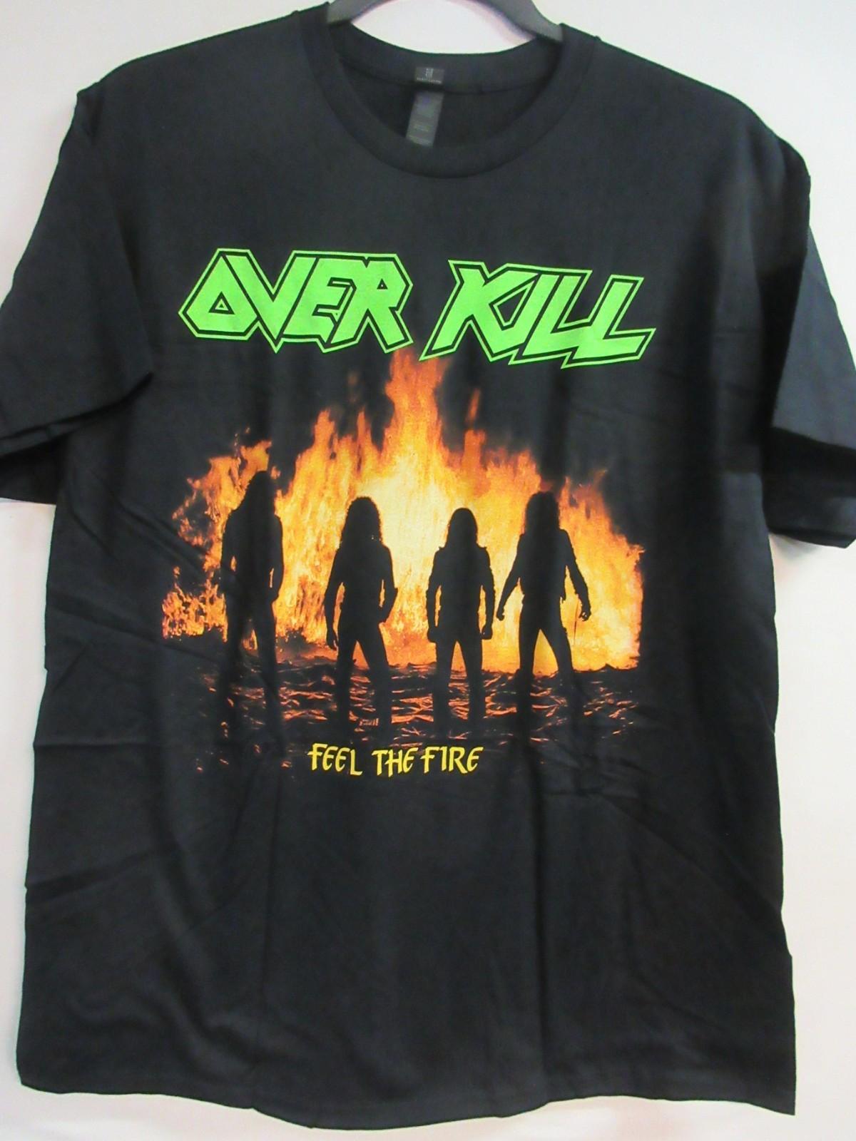 OVERKILL OFFICIAL MERCH FEEL THE FIRE BAND CONCERT MUSIC T- EXTRA LARGE Unisex T-Shirt XXL