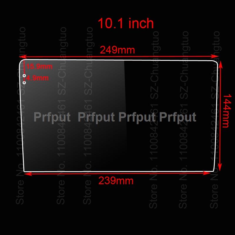 Car Tempered Glass Protective Film car Sticker for Junsun V1 9 10.1 inch car Radio stereo DVD GPS touch full LCD screen